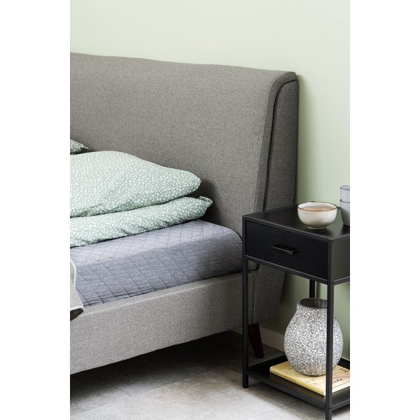 Noptieră Actona Seaford, negru-image-2