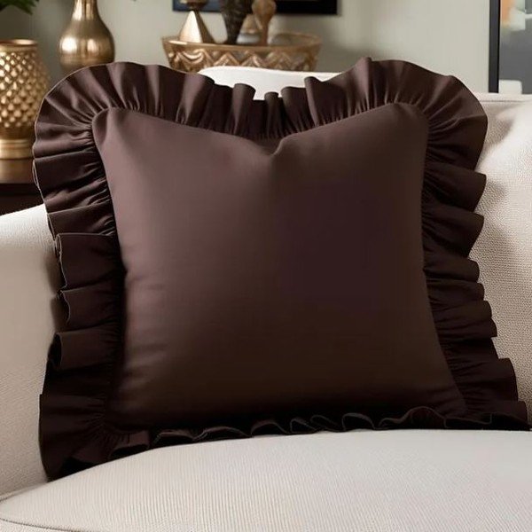 Față de pernă din amestec de bumbac 40x40 cm Ruffled – Mila Home-image-1