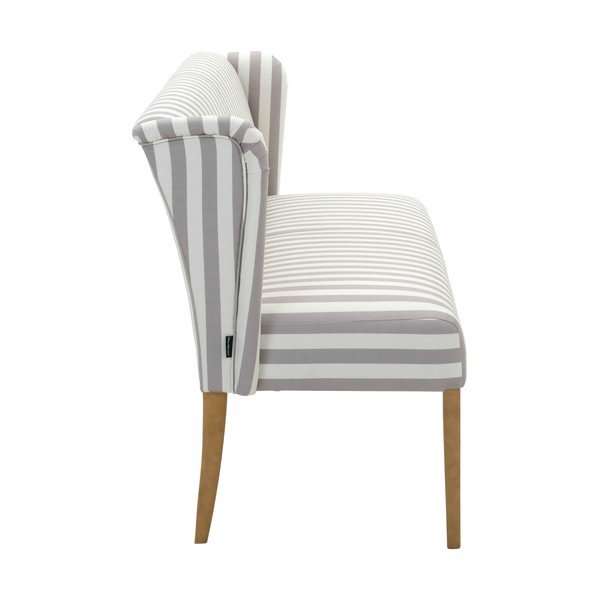 Bancă căptușită Max Winzer Hendrick, alb-gri-image-3