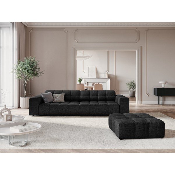 Taburet gri antracit Chicago – Cosmopolitan Design-image-1