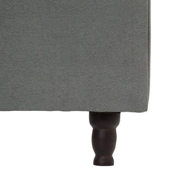 Pat Vivonia Allon 180 x 200 cm, gri deschis, picioare culoare negru-image-2