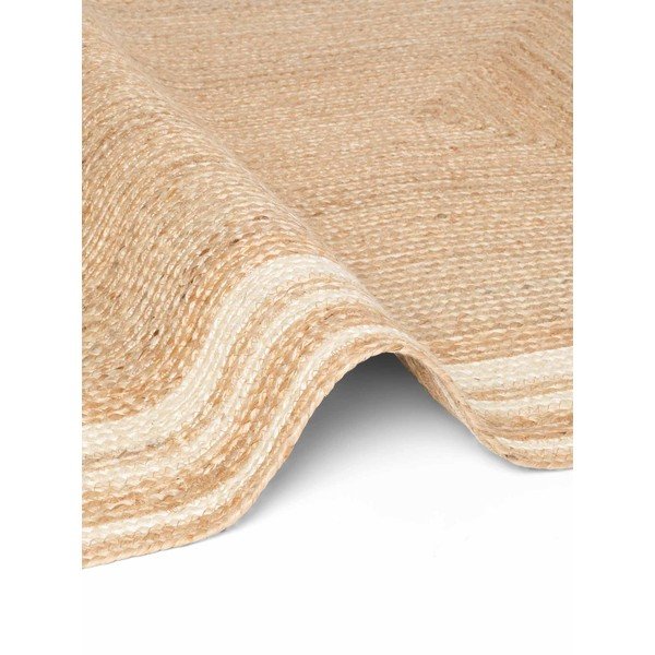 Covor crem/în culoare naturală țesut manual din iută 160x230 cm Jutta – Hanse Home-image-3