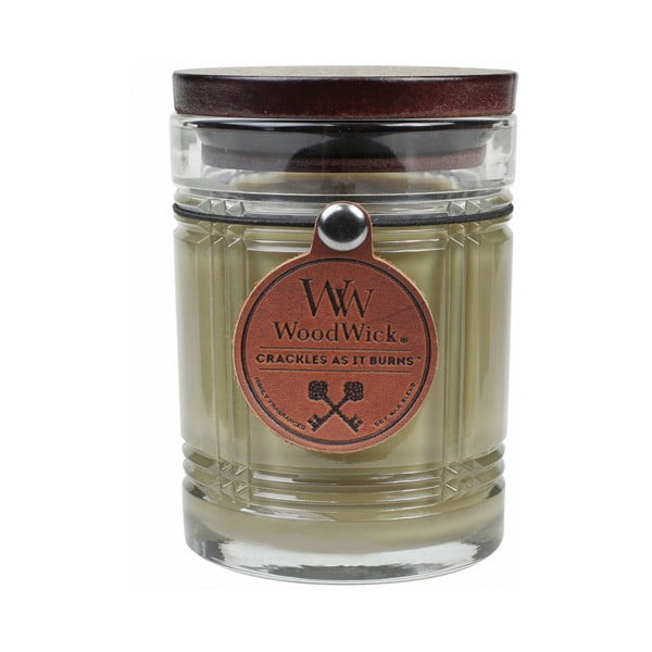 Lumânare parfumată WoodWick Antique, aromă de vanilie, 50 ore