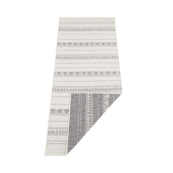 Covor adecvat pentru exterior NORTHRUGS Bahamas, 80 x 350 cm, gri-crem-image-2
