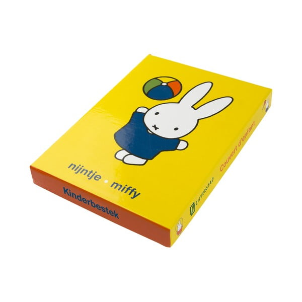 Tacâmuri argintii pentru copii din oțel inoxidabil 4 buc. Miffy – Zilverstad-image-3
