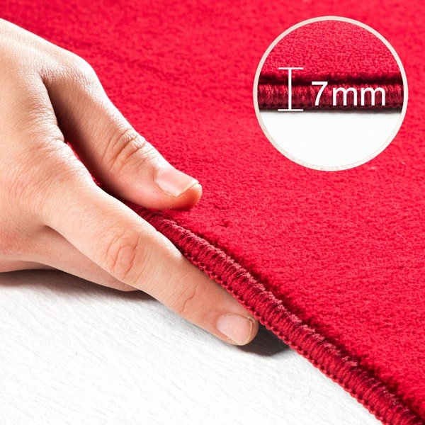 Covor roșu lavabil rotund ø 120 cm Sky – Ayyildiz Carpets-image-4