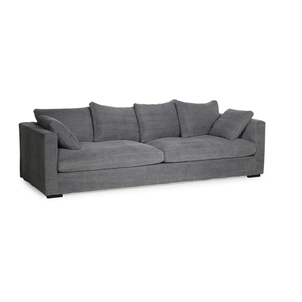 Canapea cu 3 locuri Scandic Comfy, gri închis-image-1