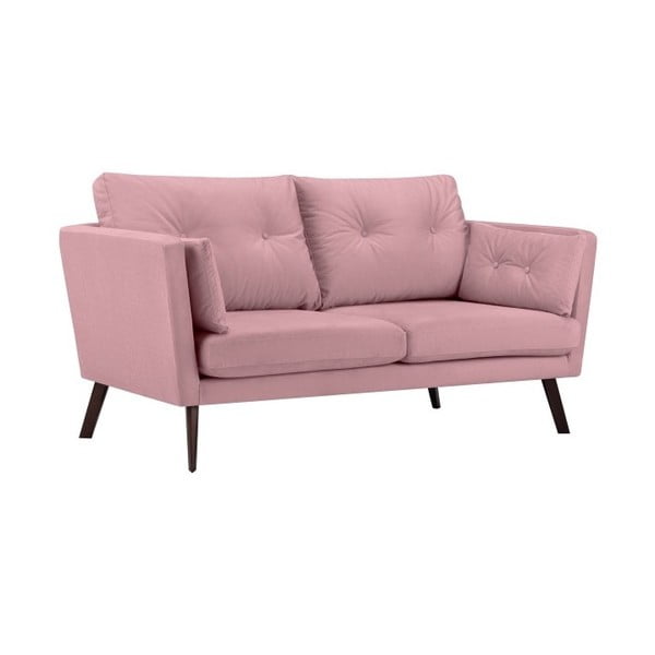 Canapea cu 3 locuri Mazzini Sofas Cotton, roz