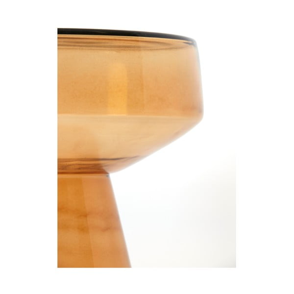 Măsuță auxiliară rotundă din sticlă ø 37 cm Dakwa – Light & Living-image-2