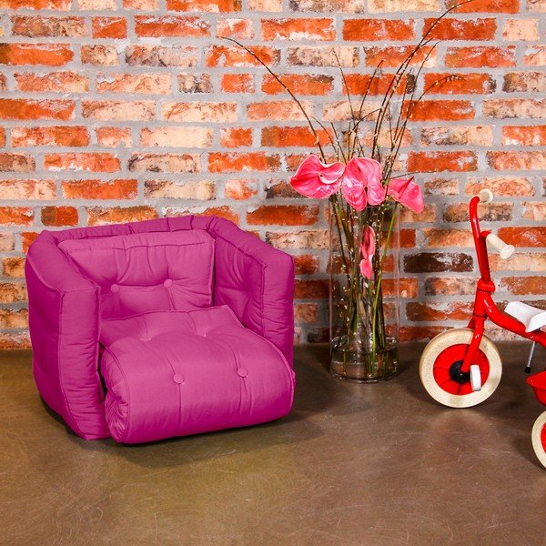 Fotoliu pentru copii Karup Baby Dice Pink/Pink-image-1