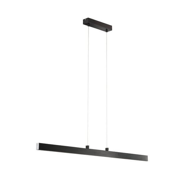 Lustră neagră LED cu intensitate reglabilă Orell – Fischer & Honsel