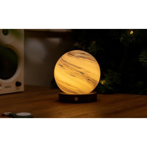 Decorațiune luminoasă maro/în culoare naturală închisă cu USB ø 12 cm Polar Cloud – Gingko-image-2
