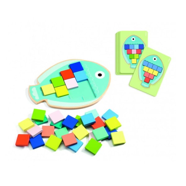 Joc de mozaic pentru copii Djeco Pește