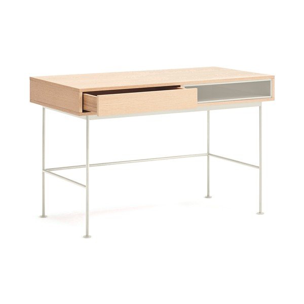 Birou cu blat cu aspect de lemn de stejar 60x120 cm Yoko – Teulat-image-3