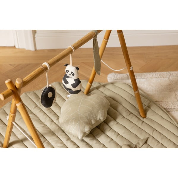 Saltea de joacă pentru copii verde/crem Bamboo Leaf – Lorena Canals-image-1