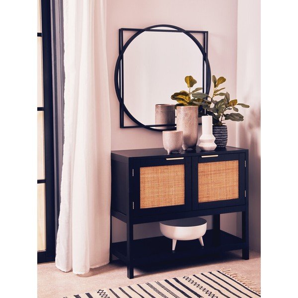 Comodă neagră 85x73x38 cm Sherman – Premier Housewares-image-1