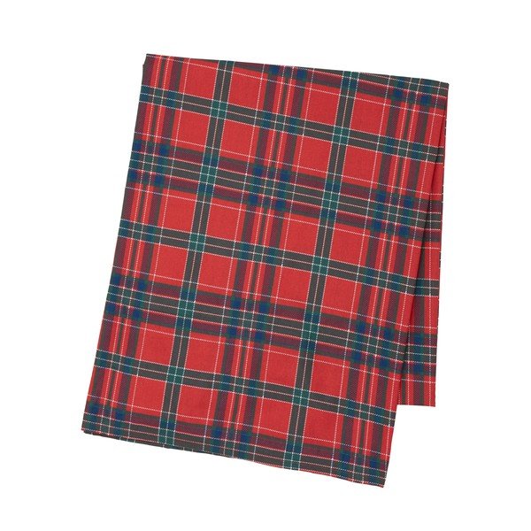 Față de masă din bumbac 178x137 cm  cu model de Crăciun Christmas Tartan Check – Catherine Lansfield
