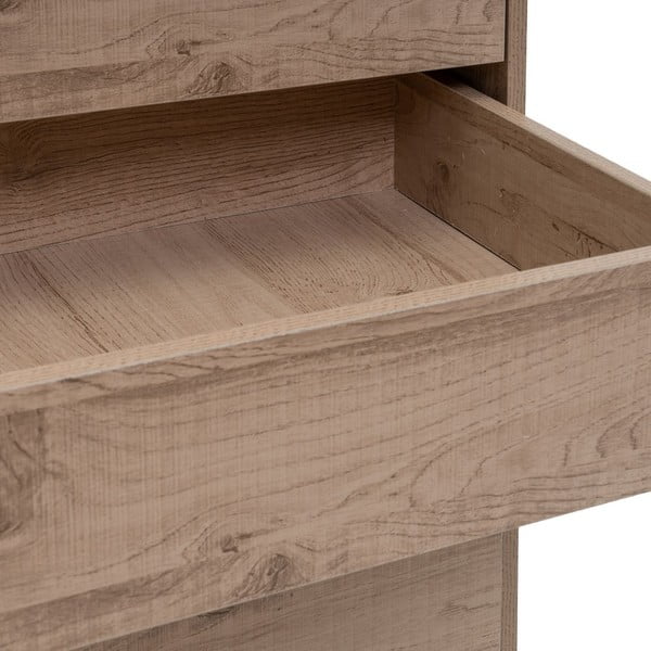 Dulap modular în culoare naturală deschis cu aspect de lemn de stejar 60x180x45 cm Modular – Casa Selección-image-3