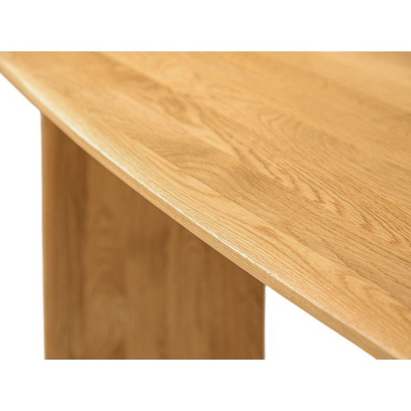 Măsuță de cafea în culoare naturală din lemn de stejar 60x120 cm Charlotte – Micadoni -image-3