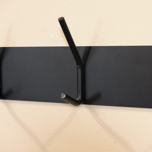 Cuier de perete negru din metal 70 cm Fusion – Spinder Design-image-2