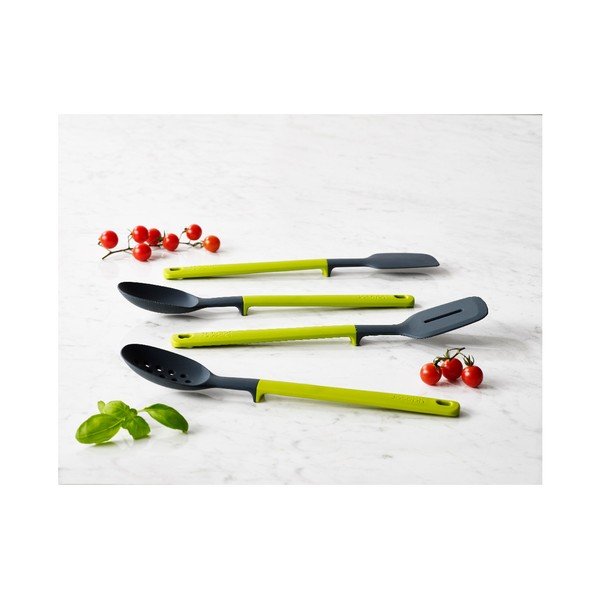 Set 3 ustensile de bucătărie Joseph Joseph Elevate Silicone, gri - verde-image-1