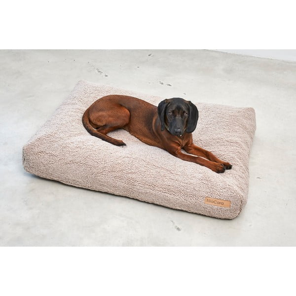 Saltea bej pentru câini din material bouclé 120x90 cm Senso Greige L – MiaCara-image-4