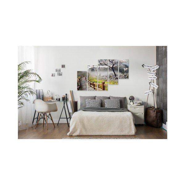 Tablou din mai multe piese Styler Pomost, 100 x 150 cm-image-1
