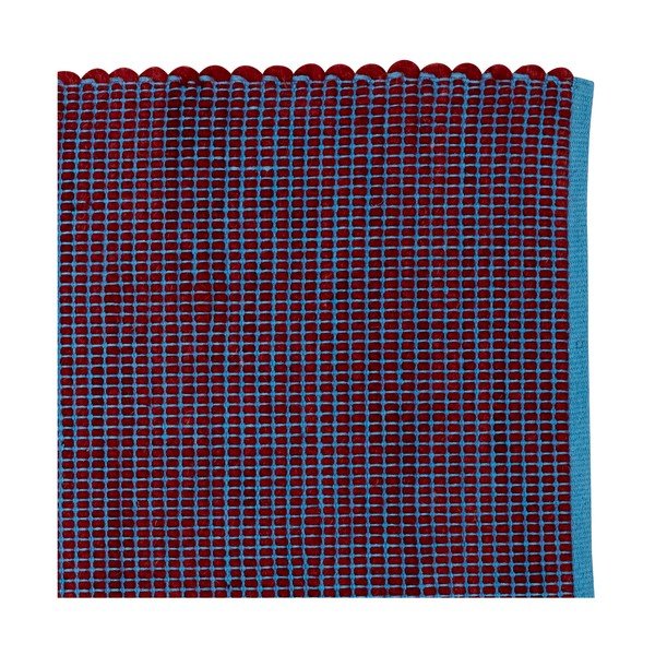 Covor din lână și bumbac Hübsch Lexa, 80 x 200 cm, violet - albastru-image-2