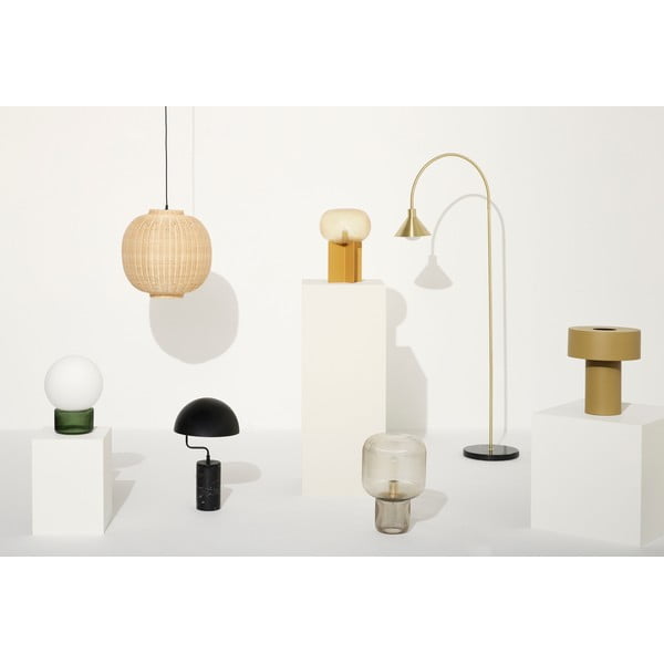 Veioză albă/verde (înălțime 33 cm) Sphere – Hübsch-image-1