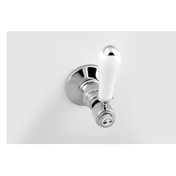 Baterie argintiu-lucios pentru duș încastrată (2 ieșiri) Antea – Sapho-image-2