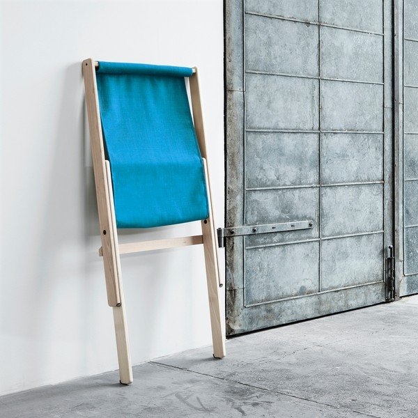 Fotoliu pliant Karup Boogie Raw/Horizon Blue-image-1