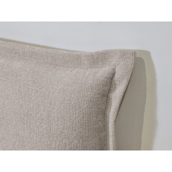 Pat matrimonial gri deschis/natural cu somieră 160x200 cm Charlie – Bobochic Paris-image-3