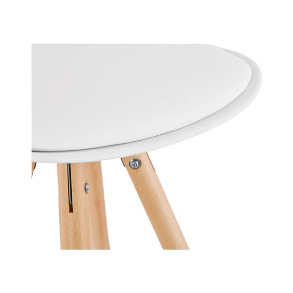 Scaun de bar Kokoon Anau, înălțime 74 cm, alb-image-2