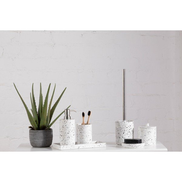 Săpunieră crem din beton Mozie – Premier Housewares-image-1