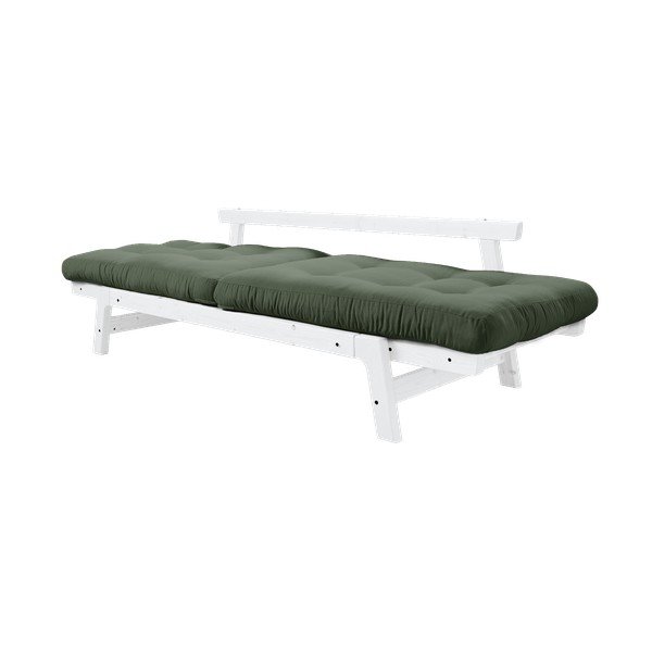 Canapea variabilă KARUP Design Step White, verde-image-4