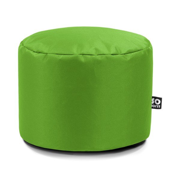 Fotoliu puf pentru copii verde Dot M – So Soft?