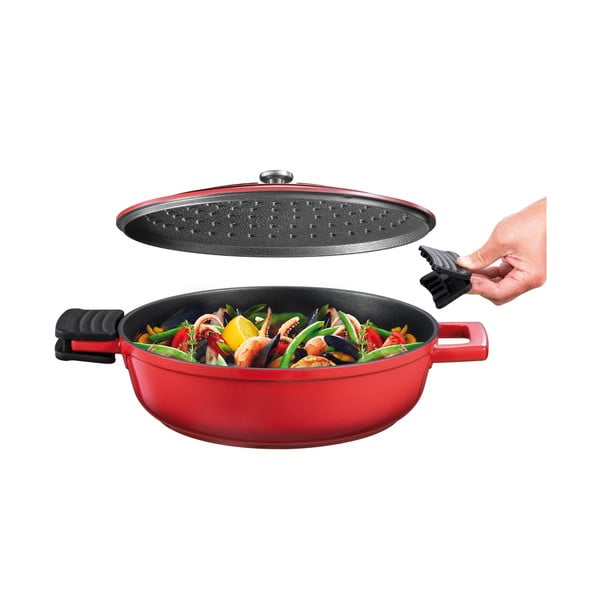 Oală din oțel inoxidabil adecvată pentru plita cu inducție Bordeaux – Tescoma-image-3