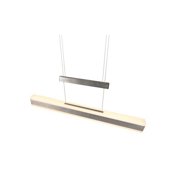 Lustră argintiu-mat LED cu abajur din metal Arcola – Trio-image-4