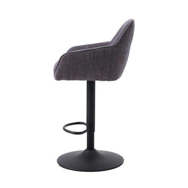 Scaune de bar gri 2 buc. (înălțime șezut 69 cm) Avola – Unique Furniture-image-2
