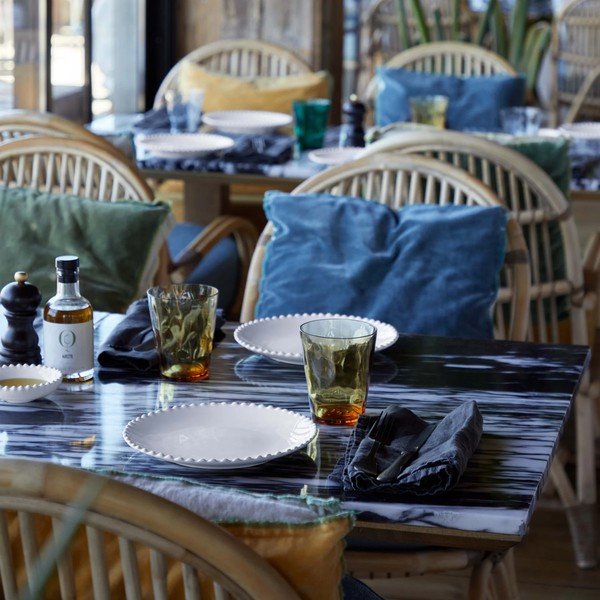 Farfurie desert din gresie ceramică Costa Nova Pearl, ⌀ 22 cm, alb-image-2