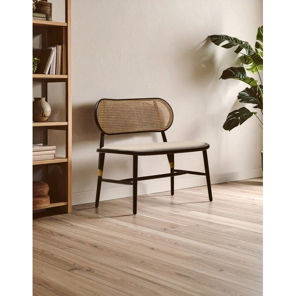 Bancă în culoare naturală capitonată Cebu – Premier Housewares-image-3