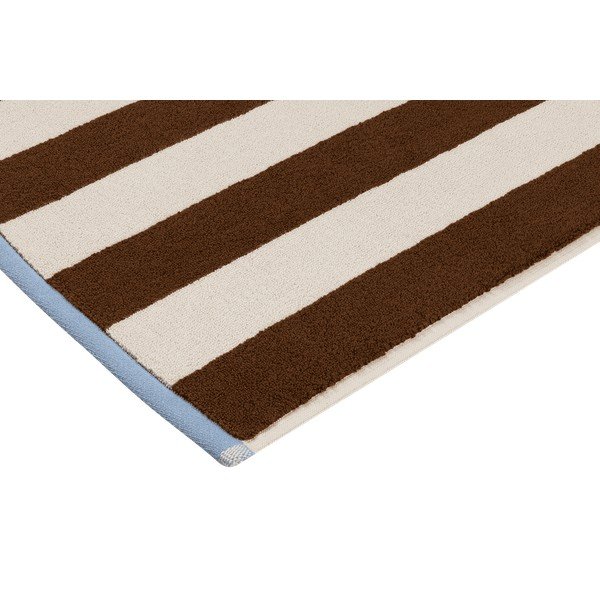 Covoraș de baie maro/crem din material textil 50x80 cm Gobo – noo.ma-image-3