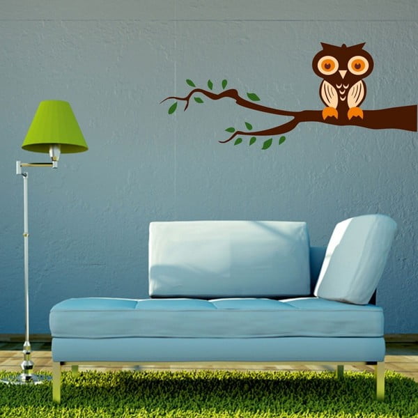 Autocolant de perete Owl Branch