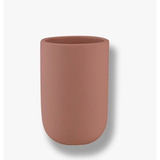 Perie de WC roz din ceramică Lotus – Mette Ditmer Denmark
