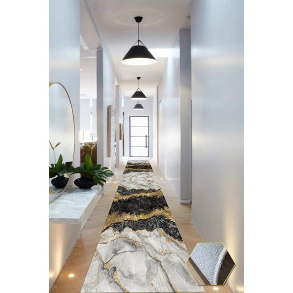 Covor Rizzoli Gold, 80x200 cm-image-1