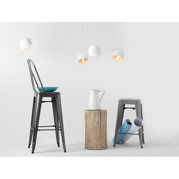 Lustră cu 4 becuri CustomForm Popo, alb-image-3