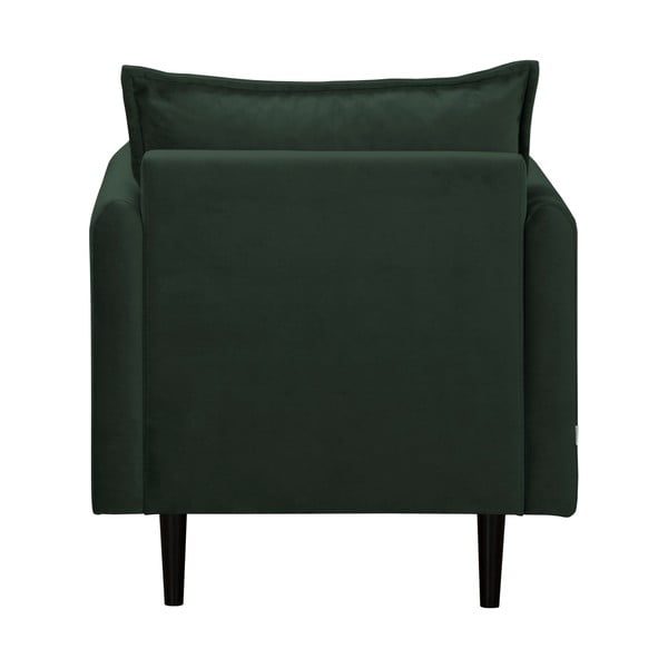 Fotoliu verde închis cu tapițerie din catifea Juli – Ropez-image-3