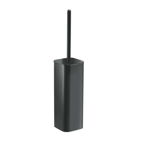 Perie de WC negru-mat de montat pe perete Gedy Flori – Sapho