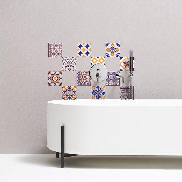 Set 12 autocolante Ambiance Alenna, 20 x 20 cm-image-4