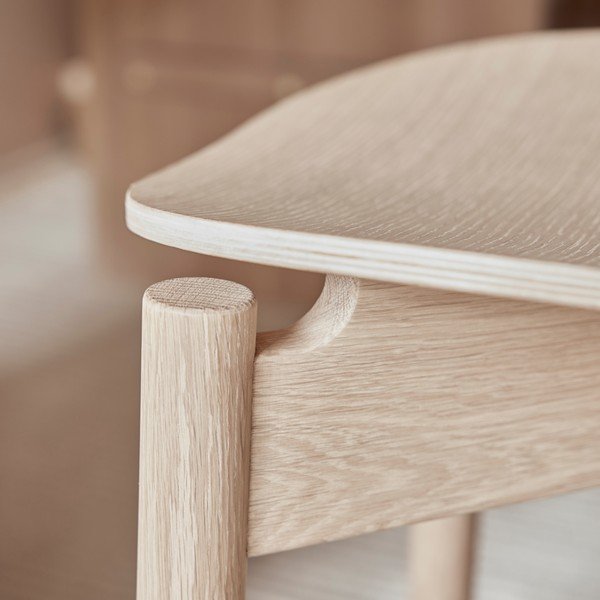 Scaun de dining în culoare naturală deschisă din lemn de frasin Oy – OYOY Living Design-image-4